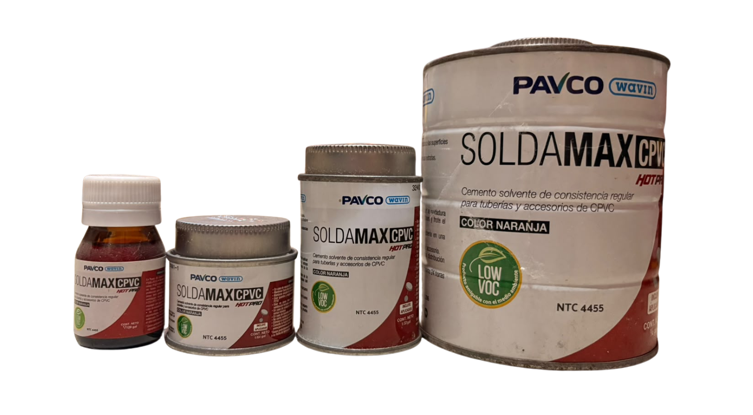 Soldadura CPVC Soldamax Pavco Wavin HotPro
